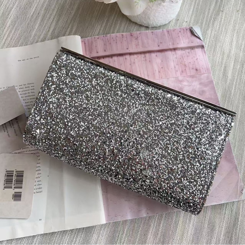Jimmy Choo Glitter Clutch Bag